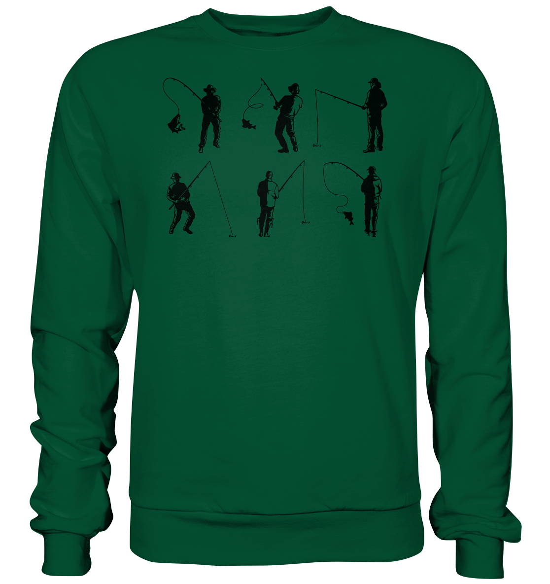 Angler Silhouette - Basic Sweatshirt
