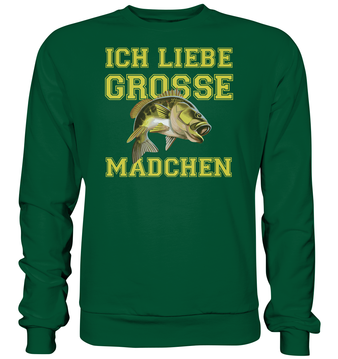 Ich liebe große Mädchen - Basic Sweatshirt