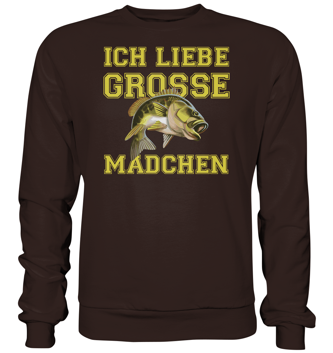 Ich liebe große Mädchen - Basic Sweatshirt