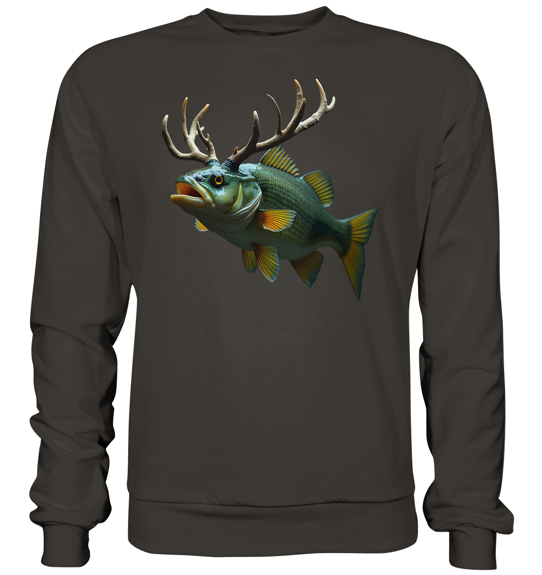 Barschgeweih real - Basic Sweatshirt