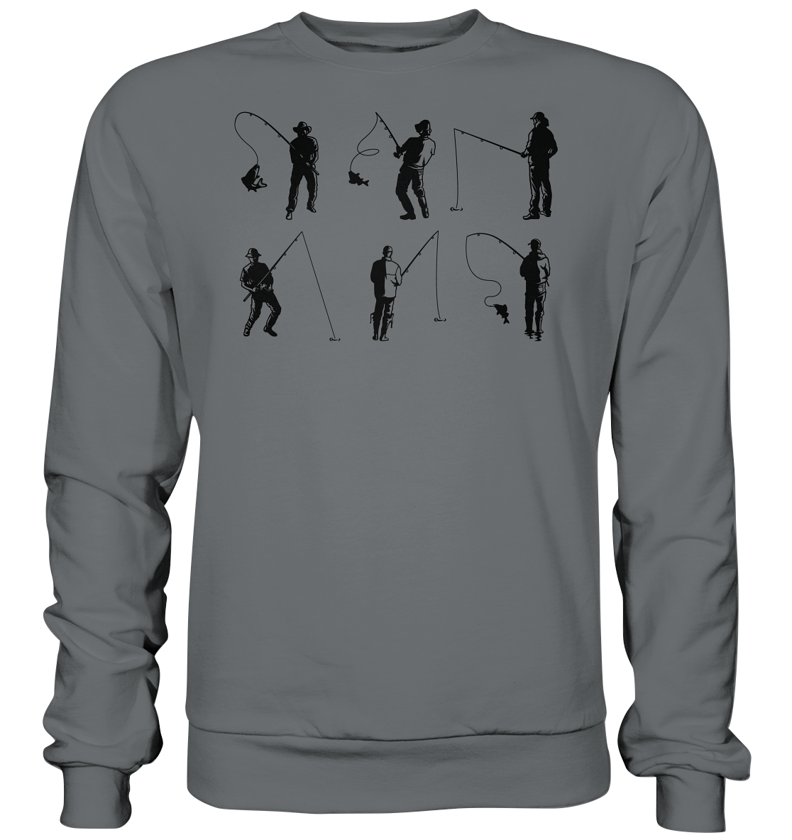 Angler Silhouette - Basic Sweatshirt