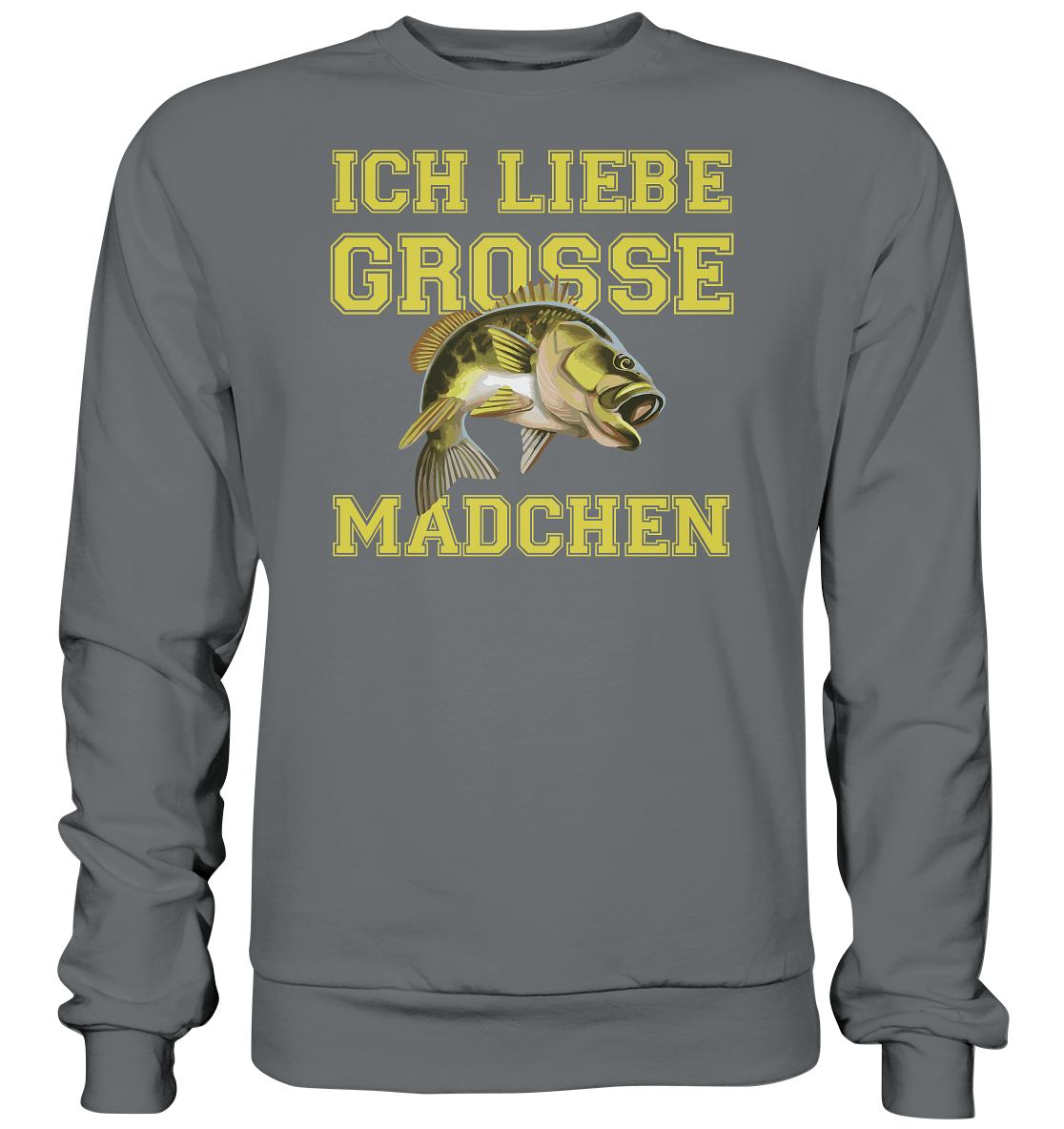 Ich liebe große Mädchen - Basic Sweatshirt