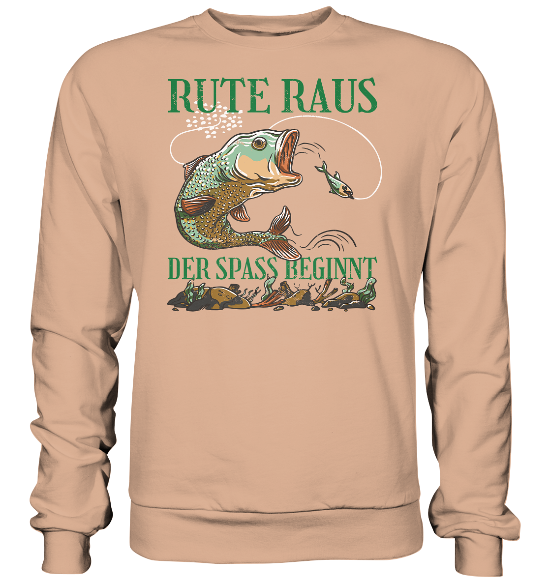 Rute raus, der Spaß beginnt - Basic Sweatshirt