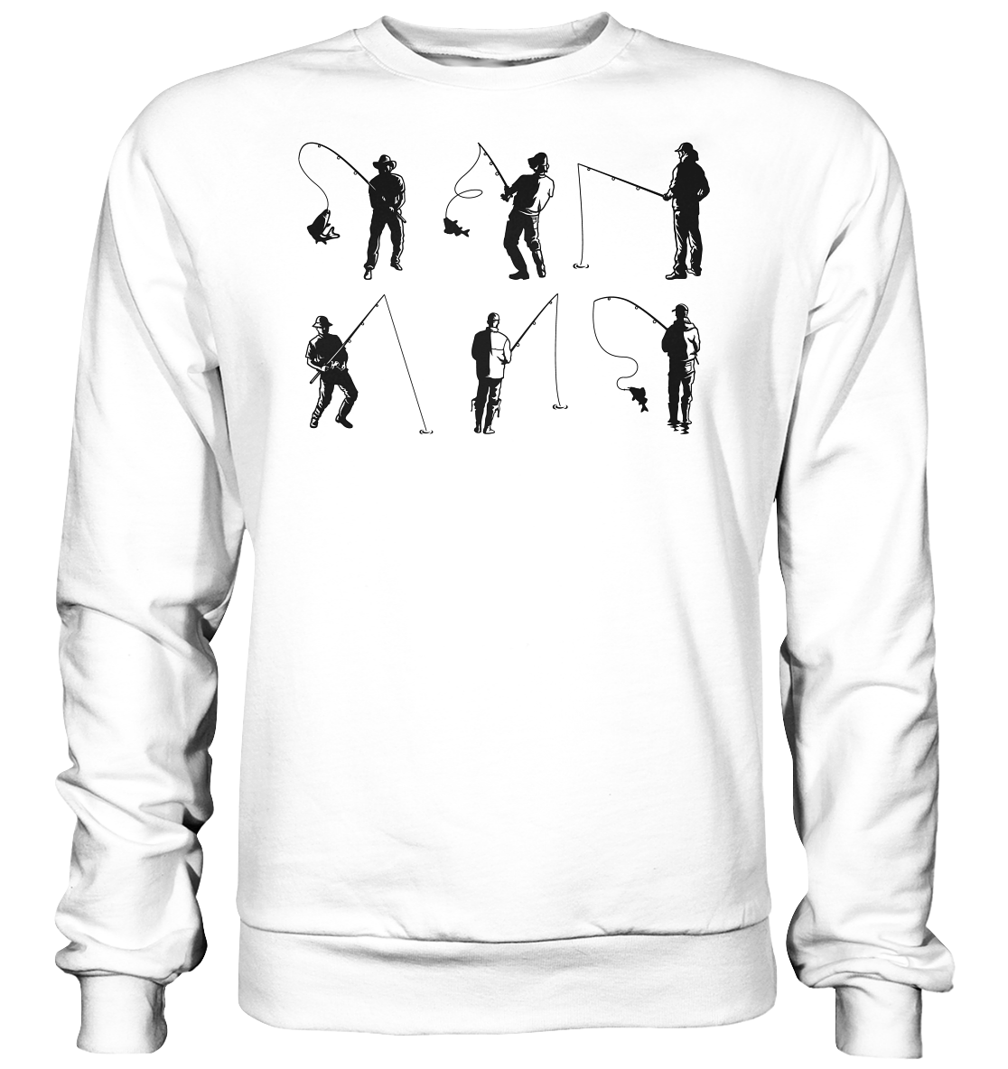 Angler Silhouette - Basic Sweatshirt