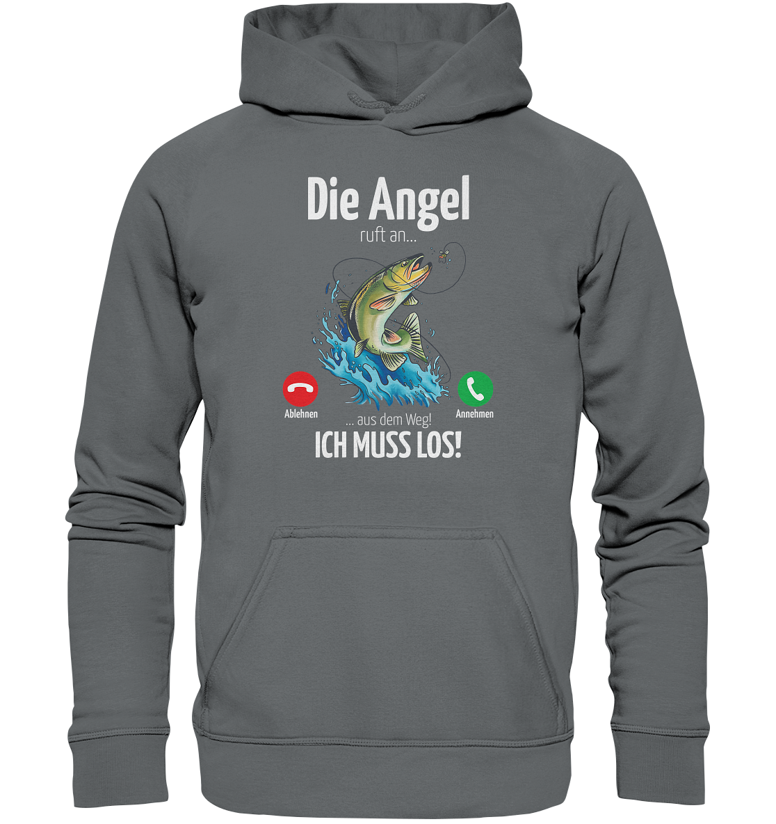 Die Angel ruft an... - Basic Unisex Hoodie