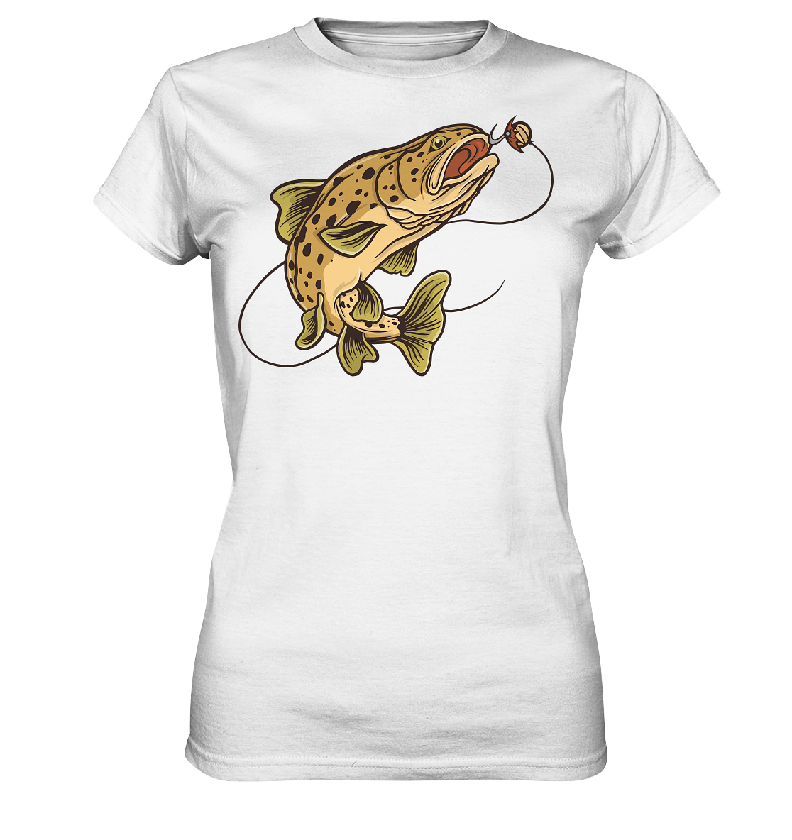 Forelle am Haken - Ladies Premium Shirt