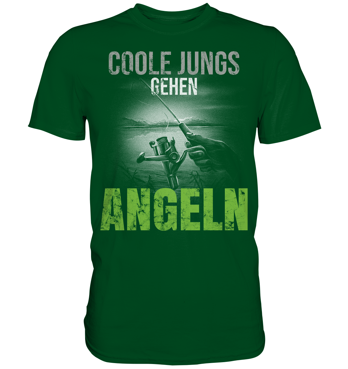 Coole Jungs gehen angeln - Premium Shirt