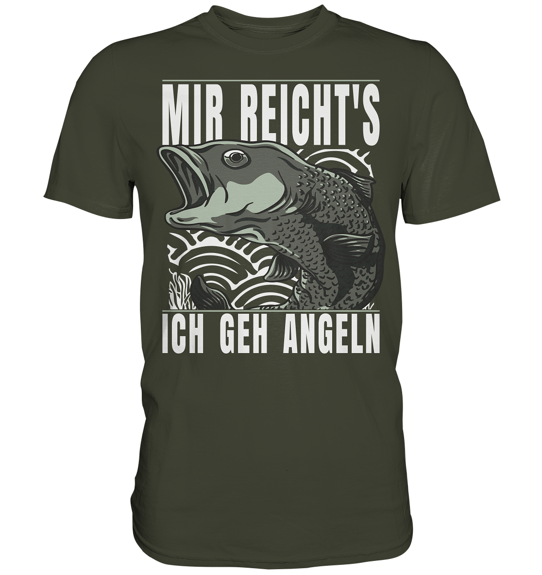 Mir reichts, ich geh angeln - Premium Shirt