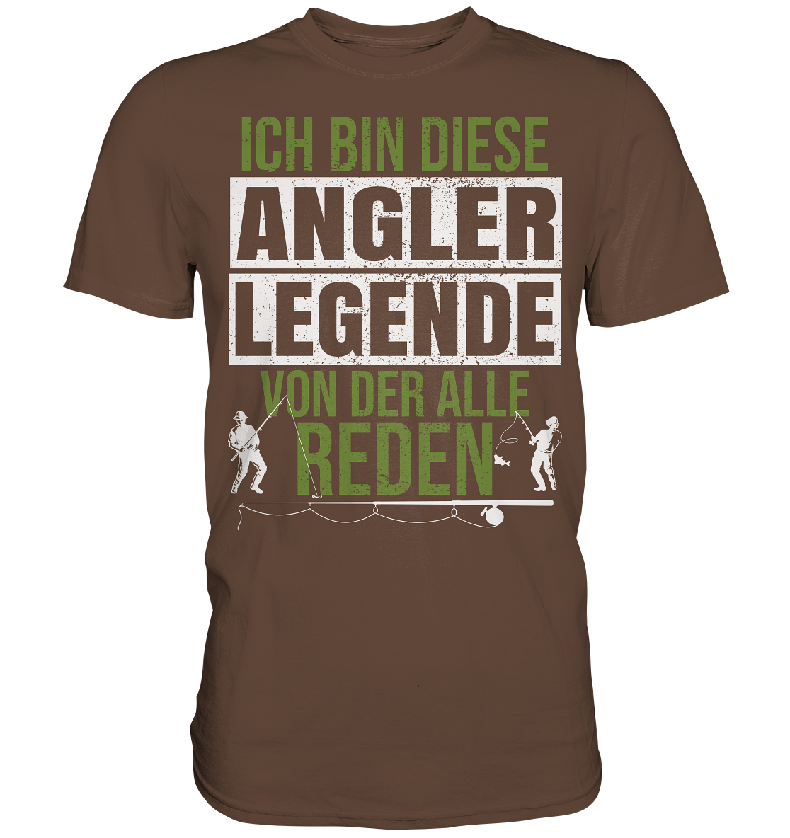 Ich bin diese Angler Legende - Premium Shirt