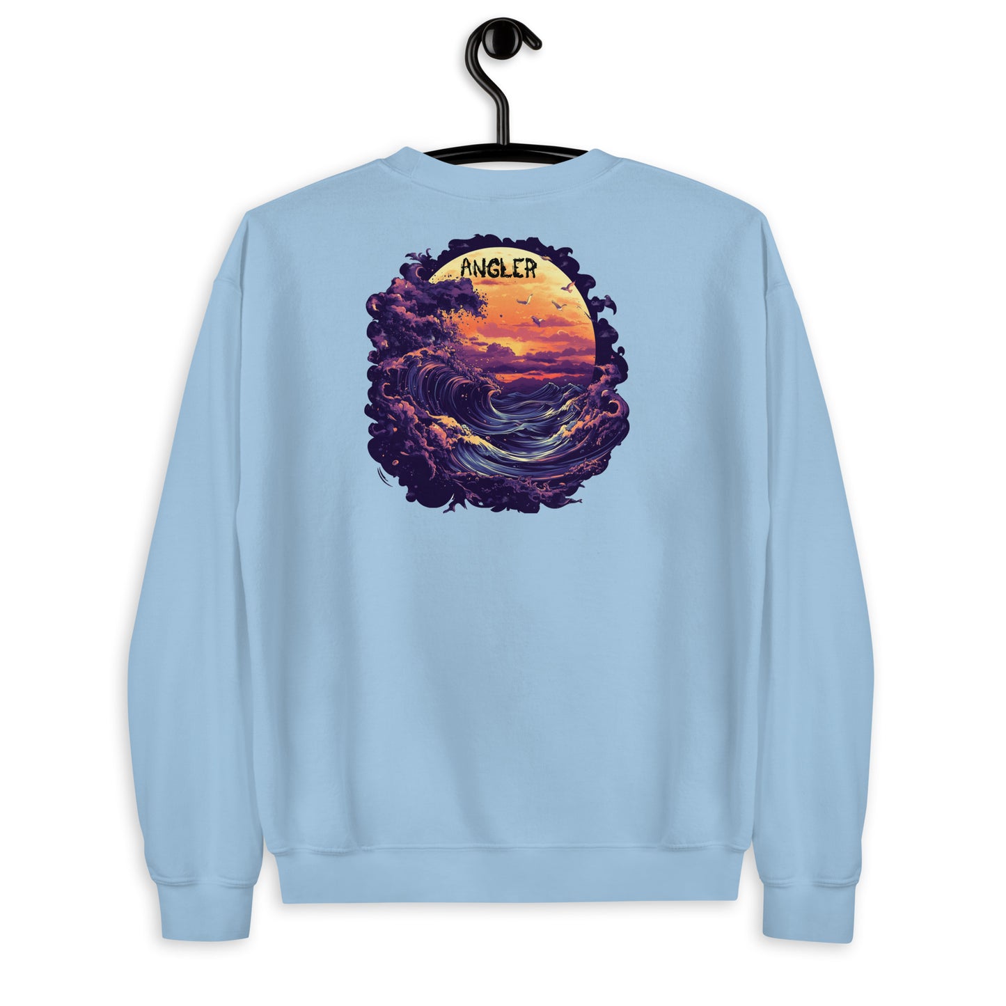 Angler - Sonnenuntergangswellen - Premium Sweatshirt