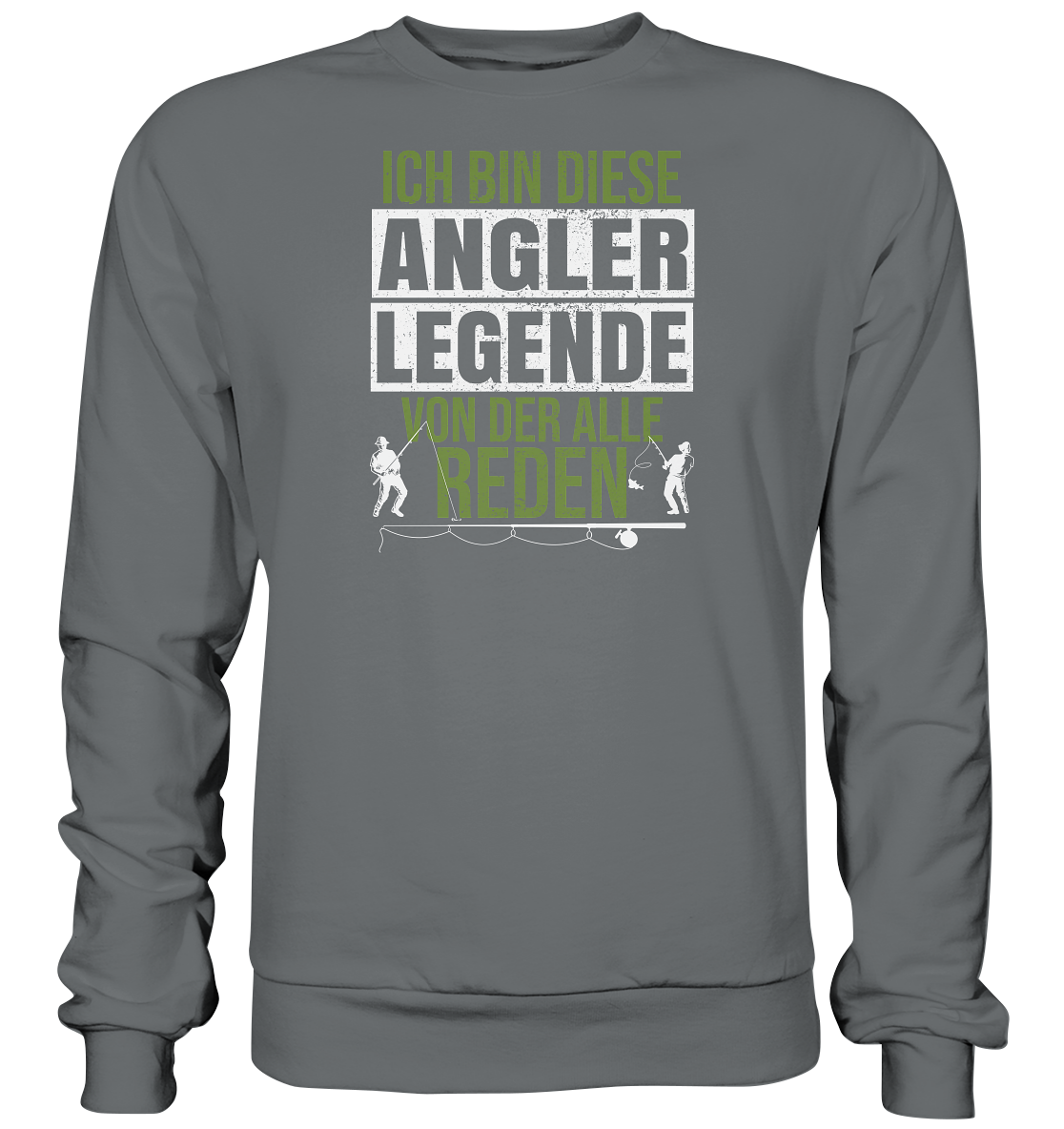 Ich bin diese Angler Legende - Basic Sweatshirt