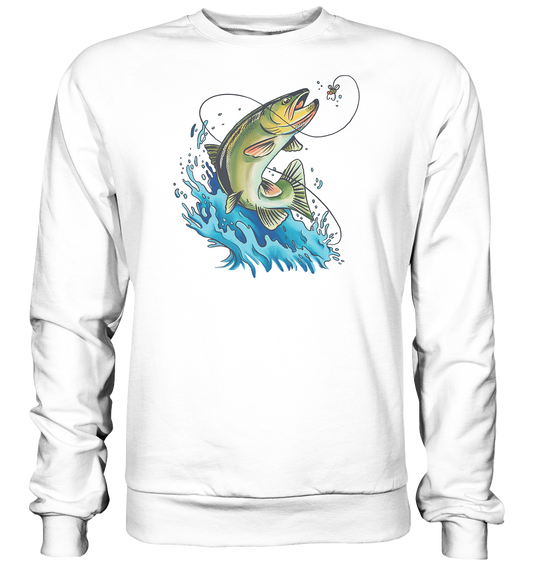 Fliegenfischen Barsch - Basic Sweatshirt