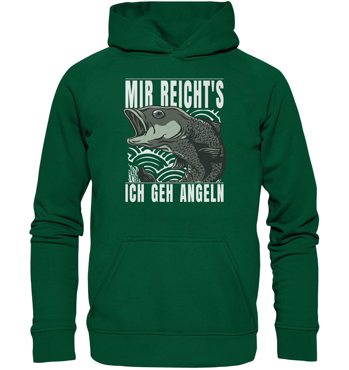 Mir reichts, ich geh angeln - Basic Unisex Hoodie