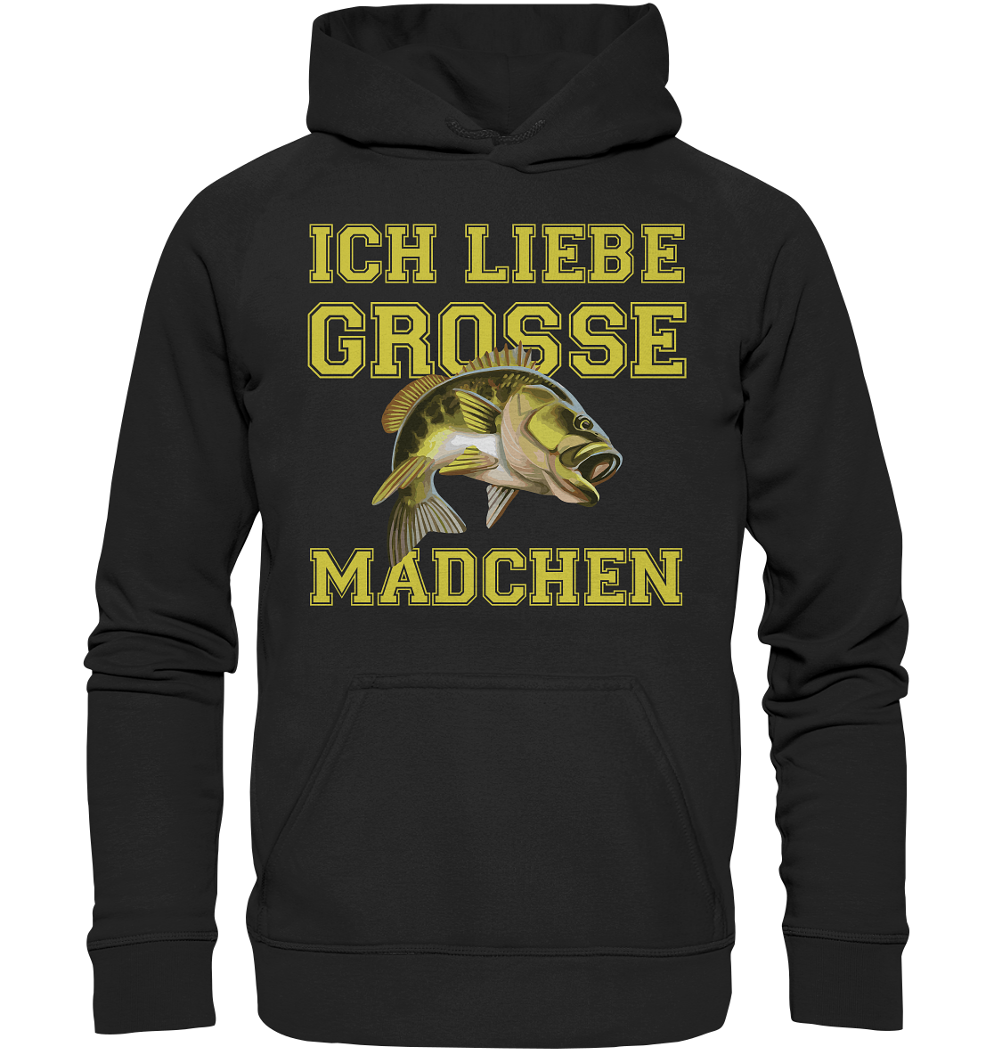 Ich liebe große Mädchen - Basic Unisex Hoodie