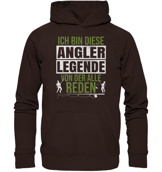 Ich bin diese Angler Legende - Basic Unisex Hoodie