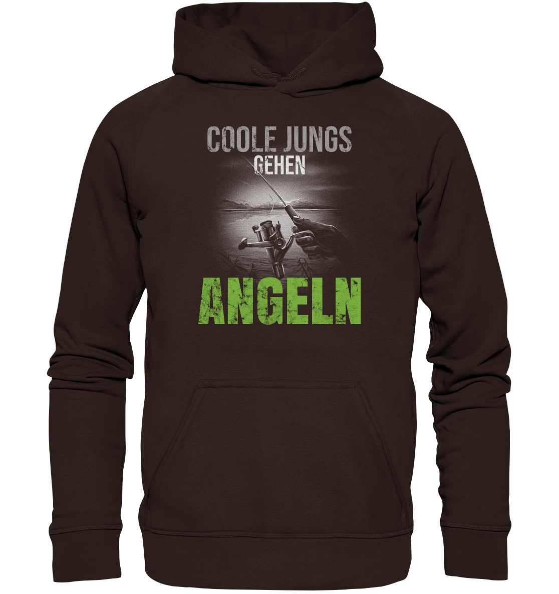 Coole Jungs gehen angeln - Basic Unisex Hoodie