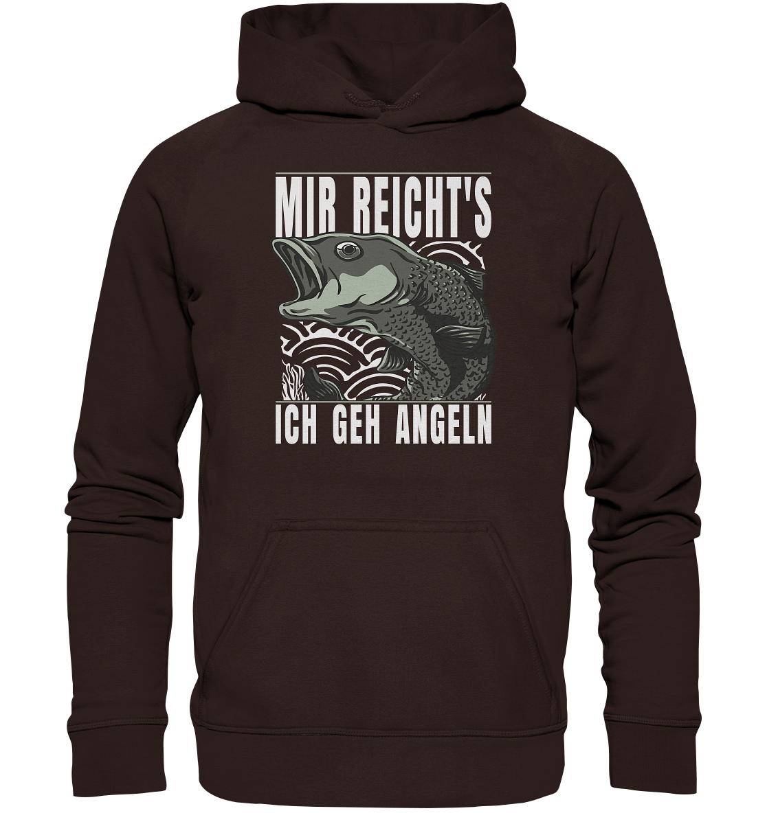 Mir reichts, ich geh angeln - Basic Unisex Hoodie