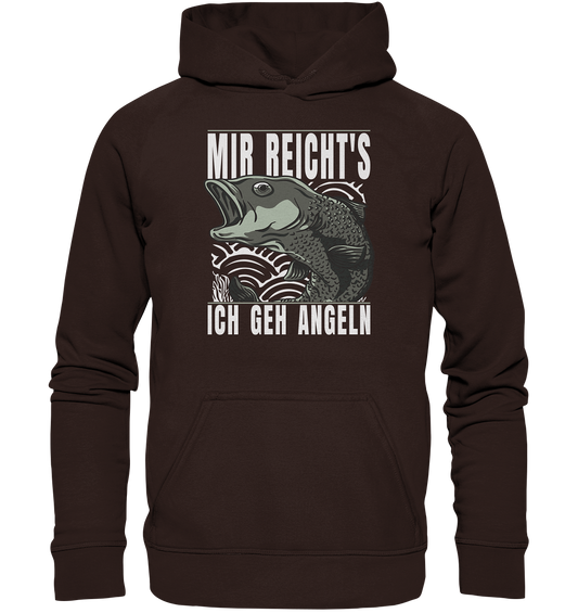 Mir reichts, ich geh angeln - Basic Unisex Hoodie