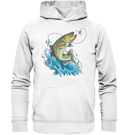 Fliegenfischen Barsch - Basic Unisex Hoodie