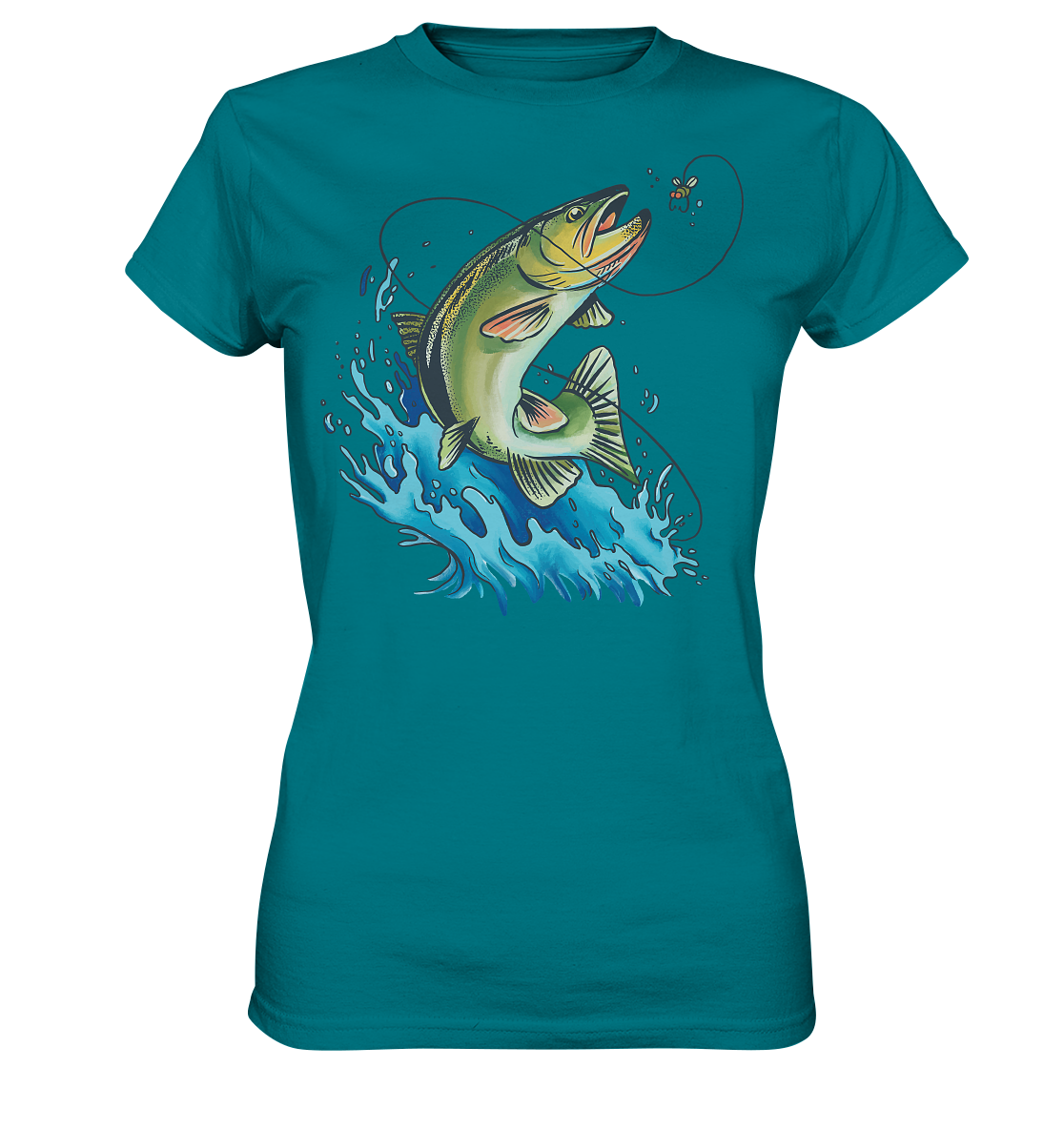 Fliegenfischen Barsch - Ladies Premium Shirt