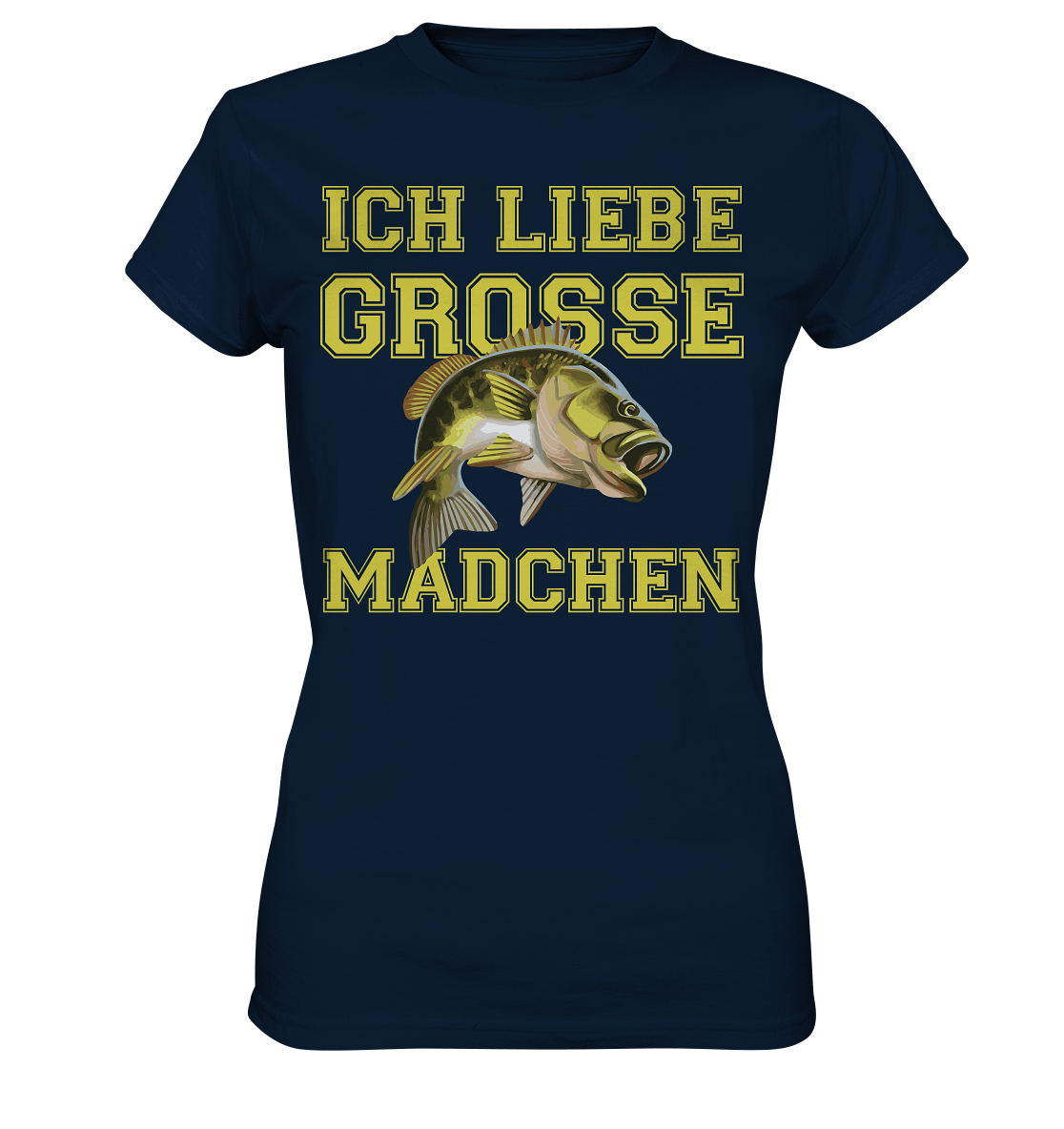 Ich liebe große Mädchen - Ladies Premium Shirt