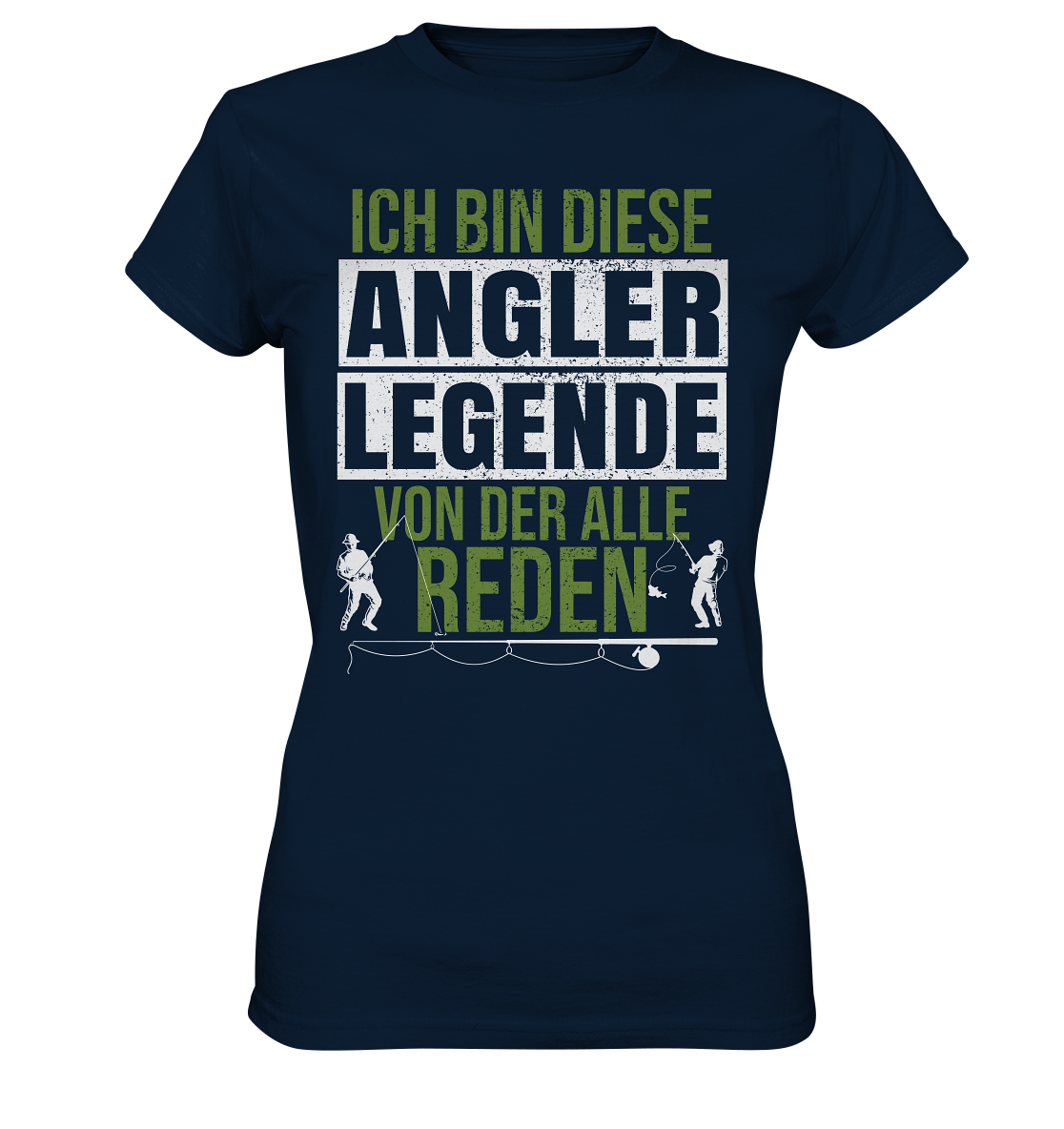 Ich bin diese Angler Legende - Ladies Premium Shirt