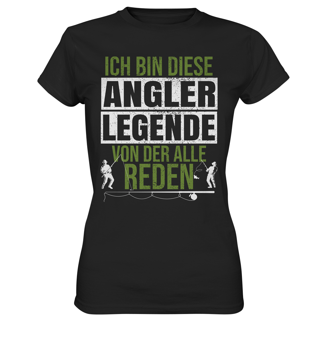 Ich bin diese Angler Legende - Ladies Premium Shirt