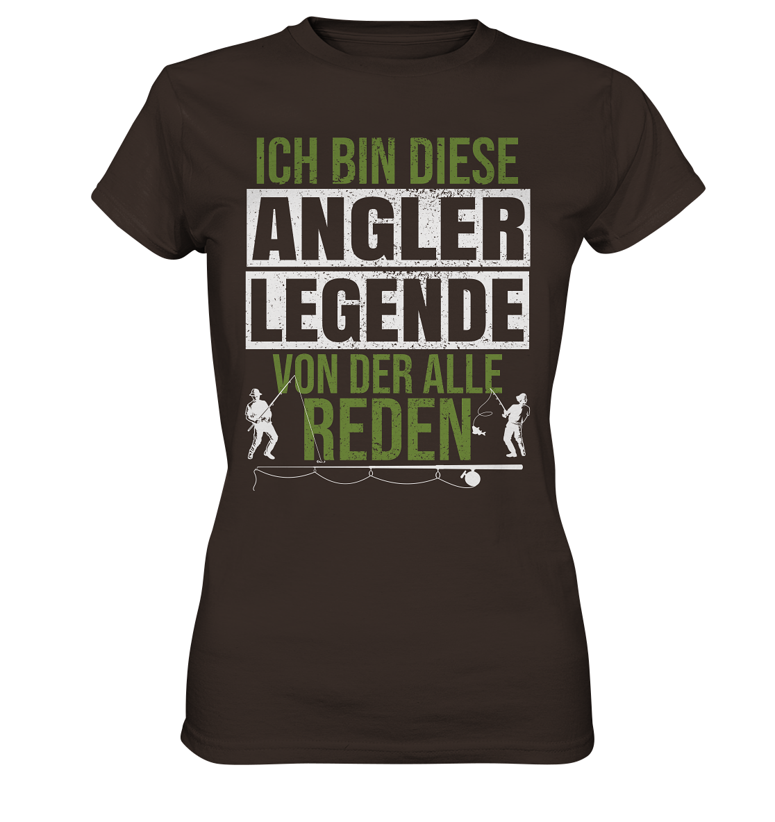 Ich bin diese Angler Legende - Ladies Premium Shirt