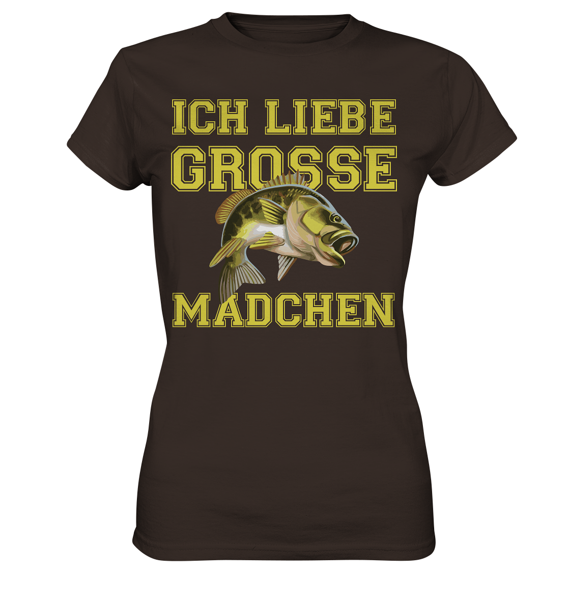 Ich liebe große Mädchen - Ladies Premium Shirt