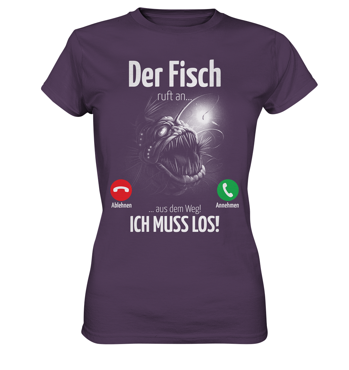 Der Fisch ruft an... - Ladies Premium Shirt