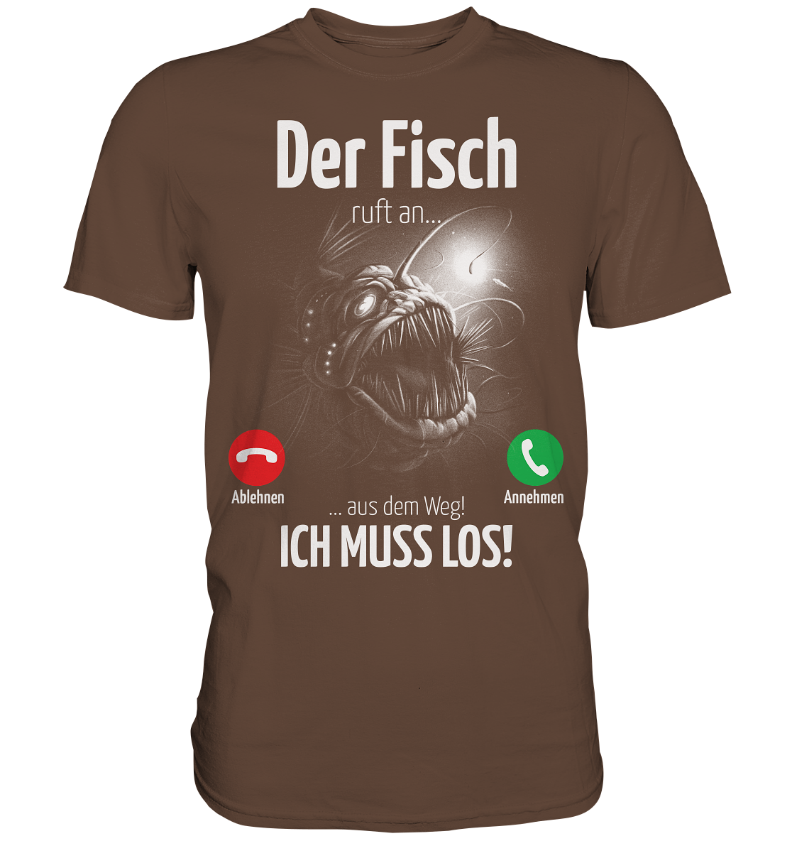 Der Fisch ruft an... - Premium Shirt