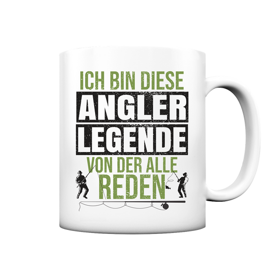 Ich bin diese Angler Legende - Tasse matt