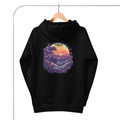 Angler - Sonnenuntergangswellen - Premium Hoodie