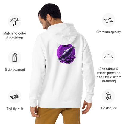 Magischer Mondfisch - Premium Hoodie